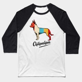 Chihuahua Dog Baseball T-Shirt